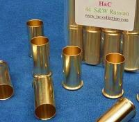 12 reloadable brass cases for 44 S&W Russian