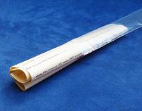 Combustible paper - large sheets