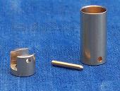 12x 7mm/32 Pinfire brass reloadable cases