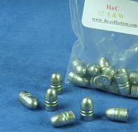 25  lead bullets for 32 S&W 