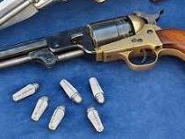 Cartouches papier combustible calibres .36'' et .44'' revolver poudre noire