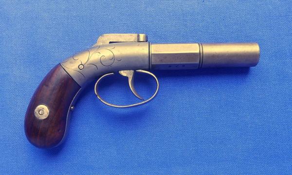 Pistolet Allen & Thurber D.A.  "Bar hammer pistol". Cal .36"