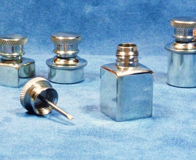 Square Brass Oil Bottle