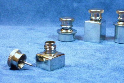 Small square oil bottle